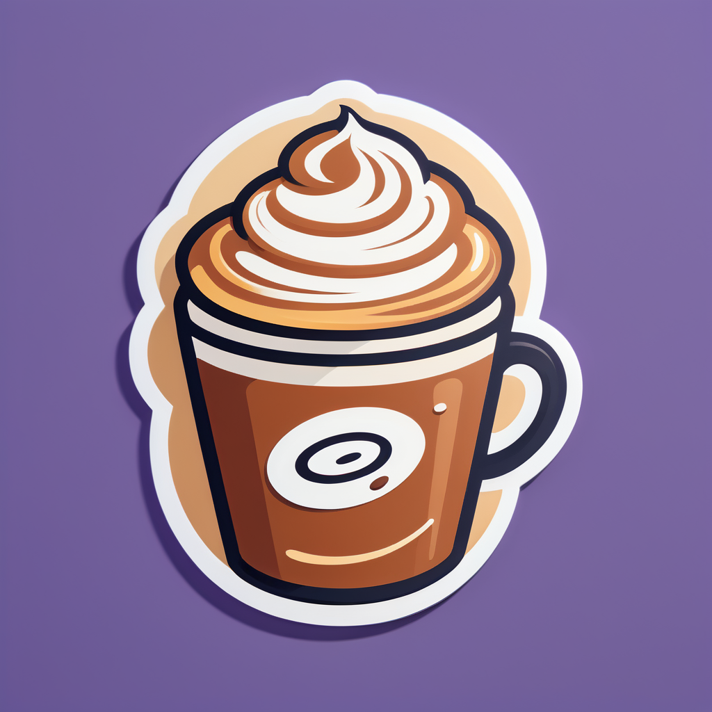 Délicieux Cappuccino sticker