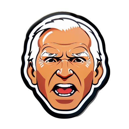 give me jobiden face sticker