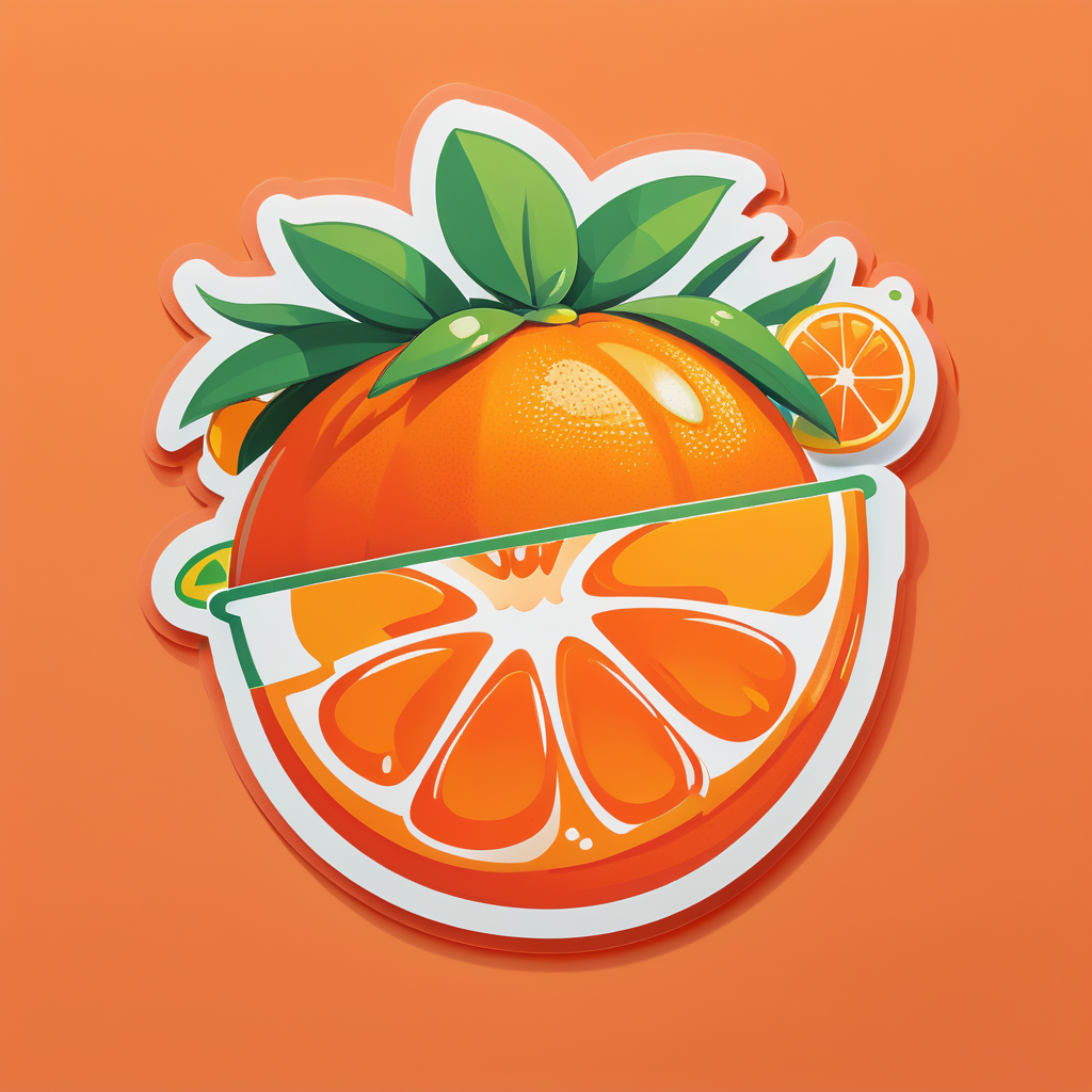 Zesty Tangerine sticker