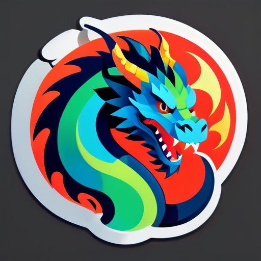 Dragon sticker