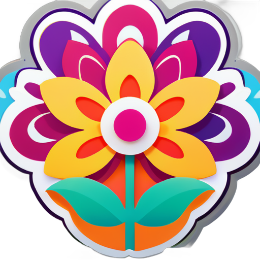 flower sticker