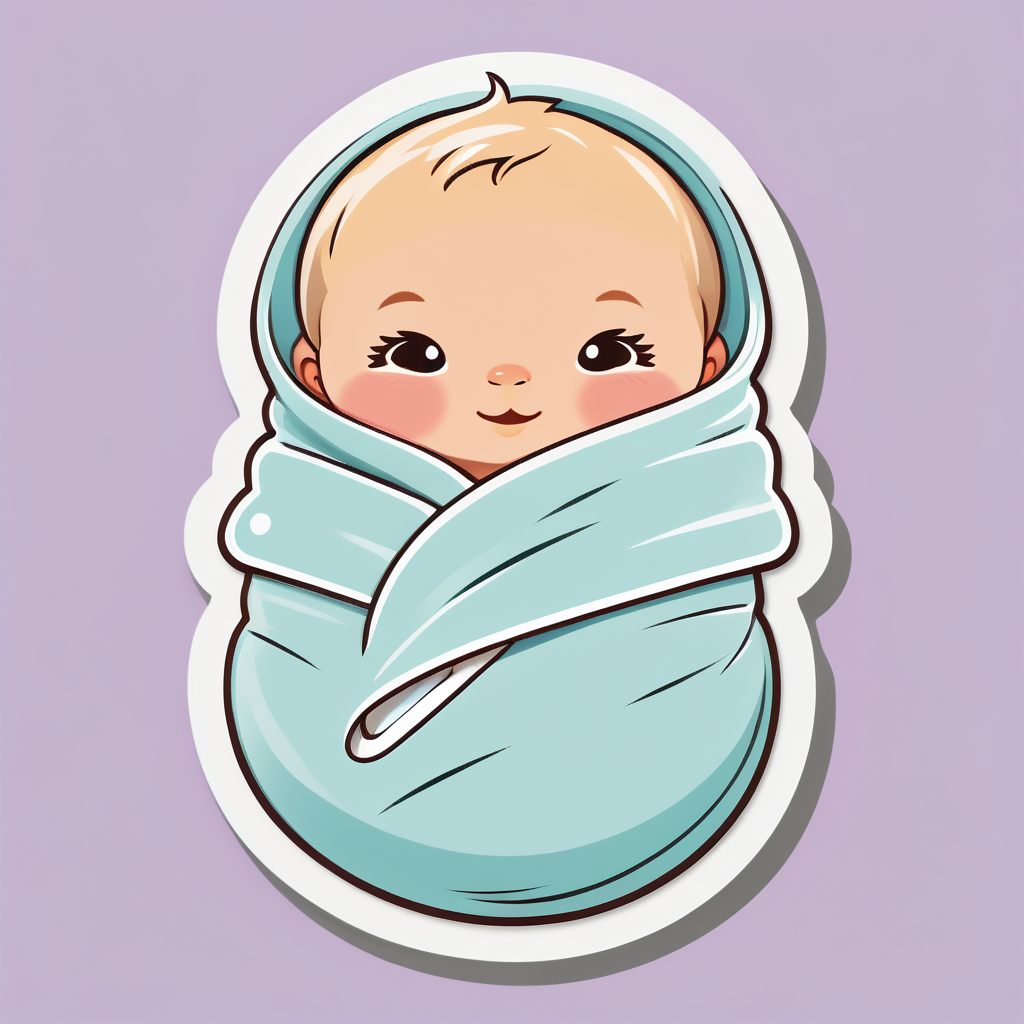 Cozy Swaddle Wrap sticker