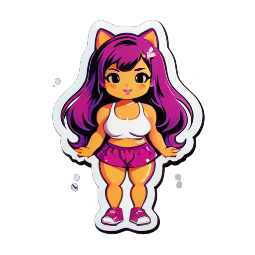 girl pussy and tits sticker