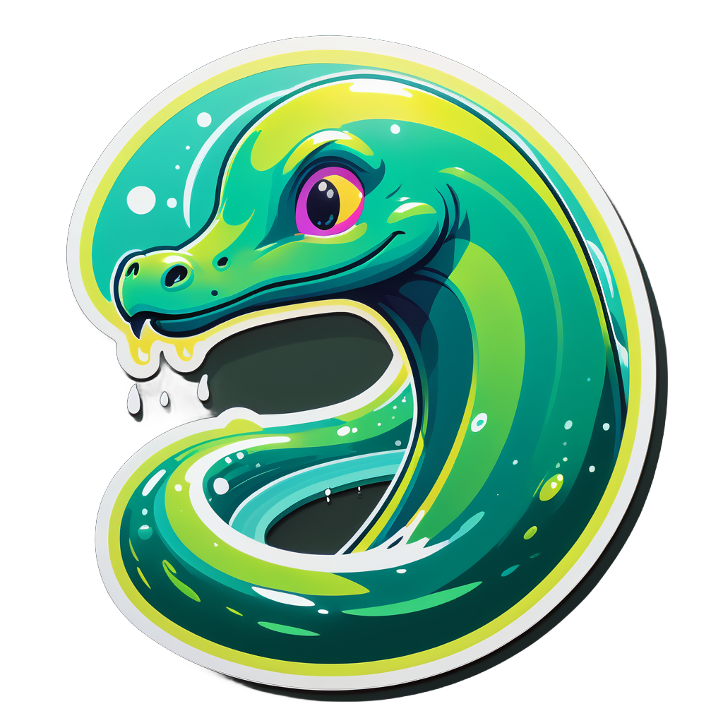 Shiny Nessie sticker