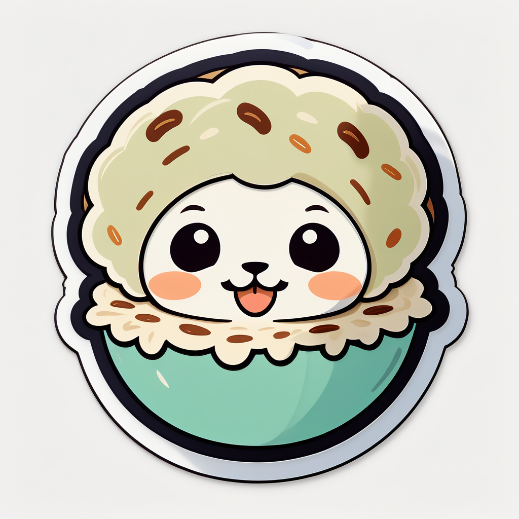 cute Oatmeal sticker