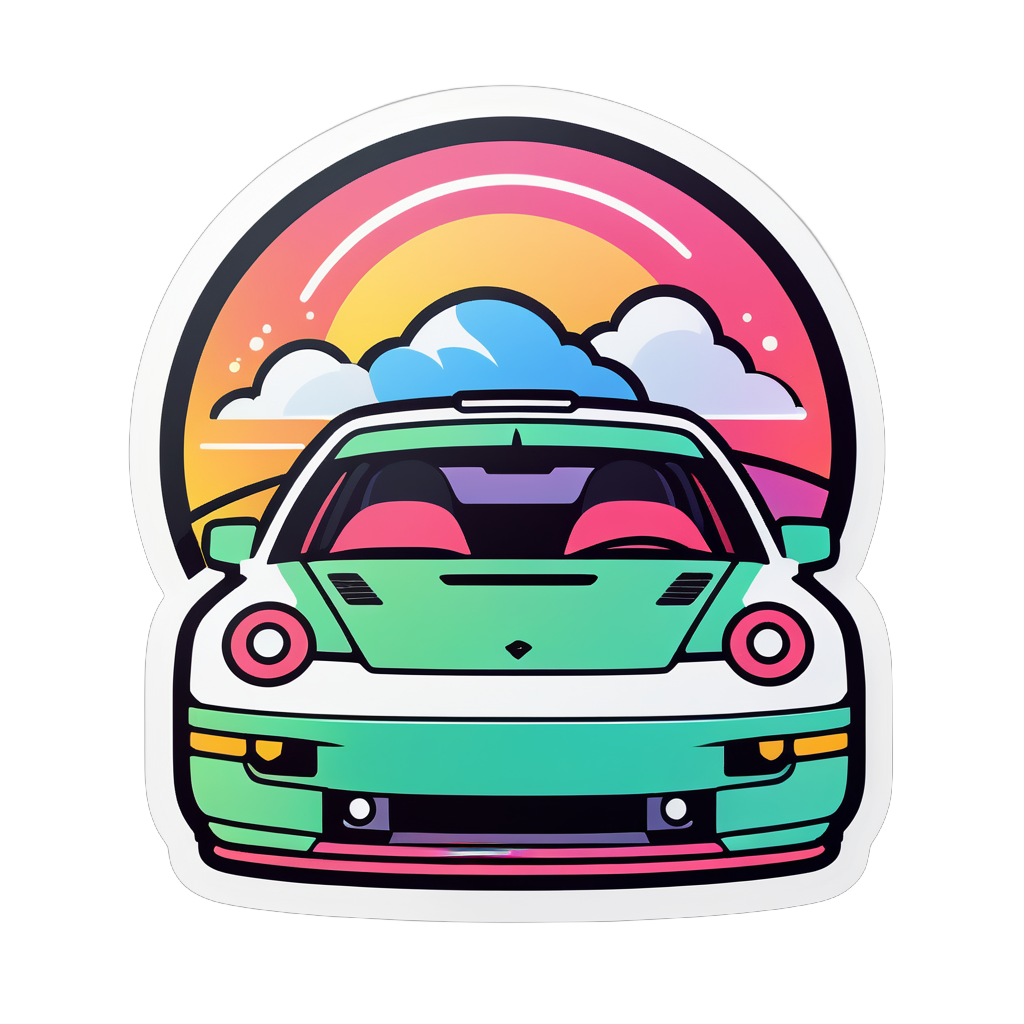 JDM Icons sticker