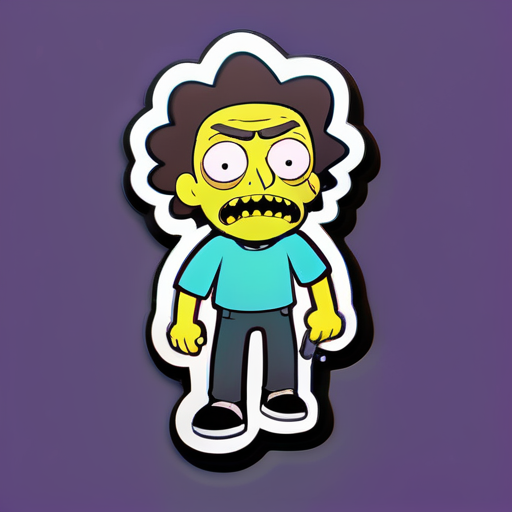 morty は仕事を失いました sticker