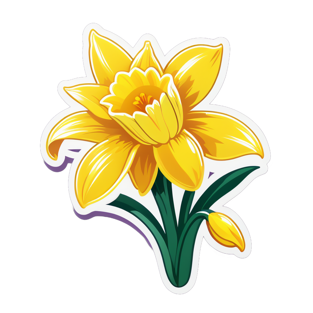 Dazzling Daffodil Dance sticker