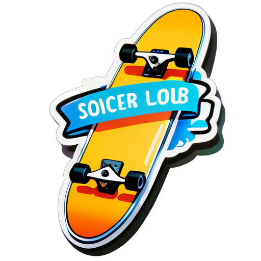 long board sticker