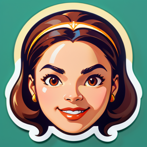 A Good woman face to chadmoni sticker