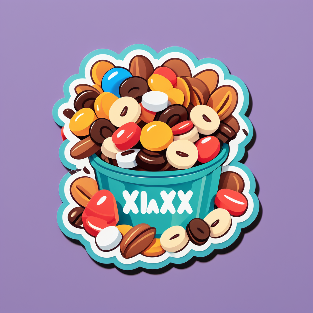 süßer Trail Mix sticker