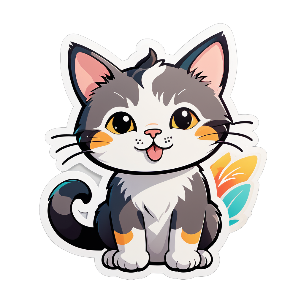 chat mignon sticker