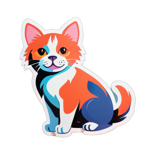 chat chien sticker