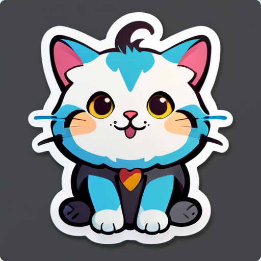 Générer un chat mignon pour moi sticker