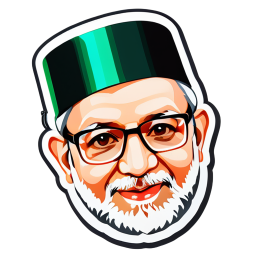 tạo một tem của Tiến sĩ Tahirul Qadri sticker