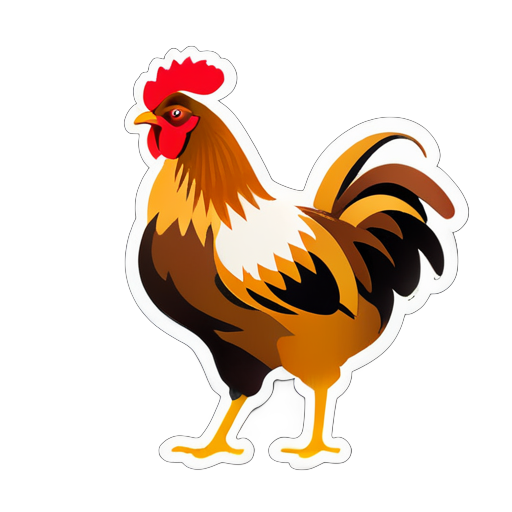 hen sticker