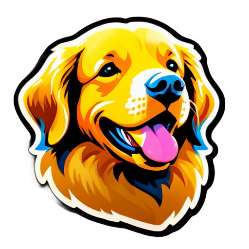 Golden Retriever sticker