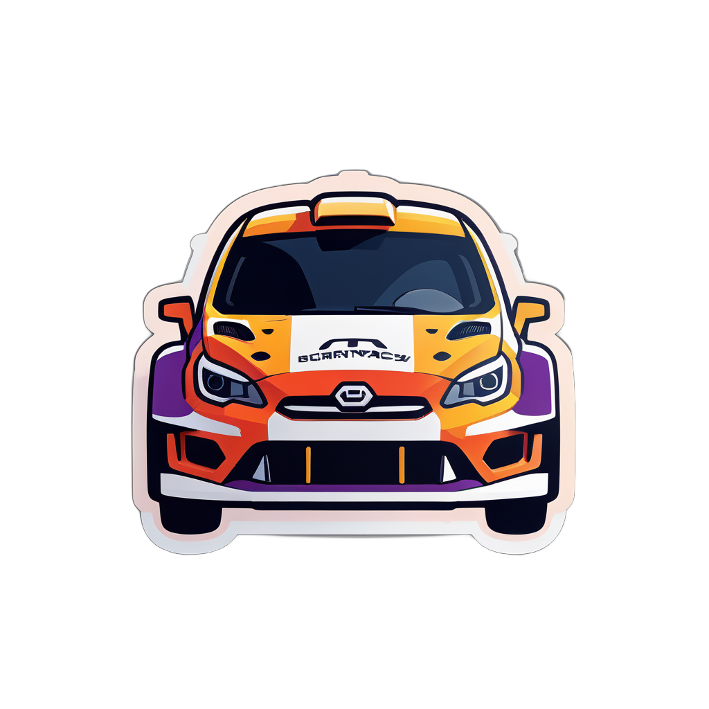 Rally Cross sticker