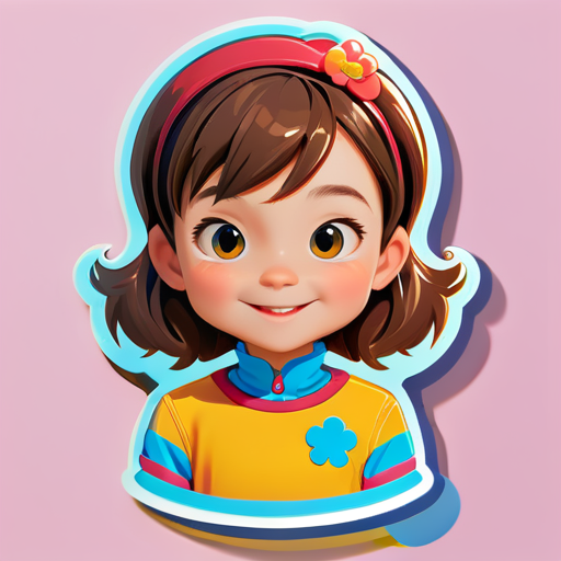 小孩的脖子 sticker