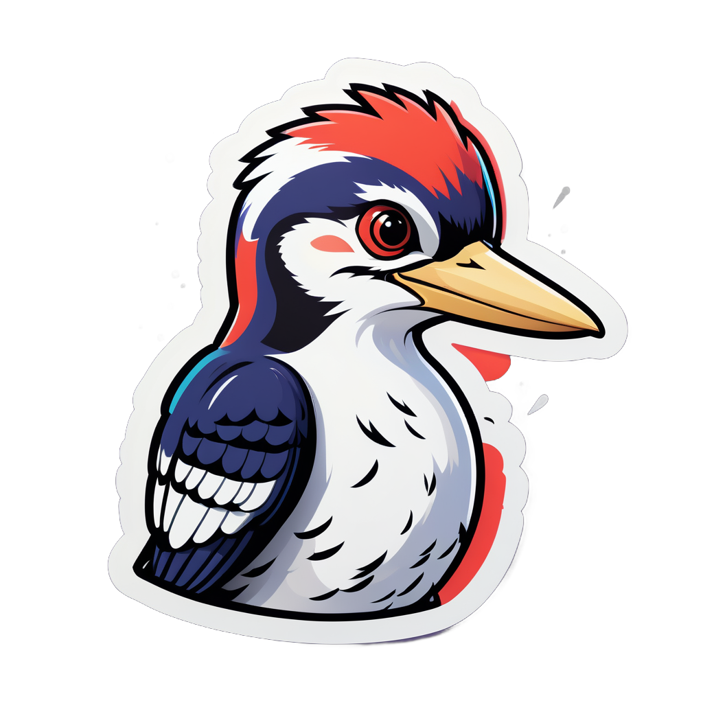 Reassured Woodpecker Meme sticker