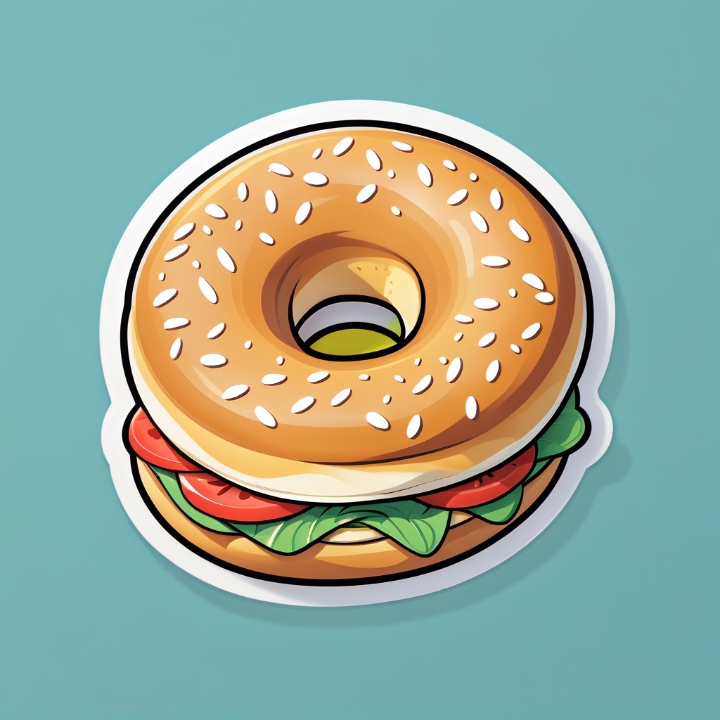 Bagel Delicioso sticker