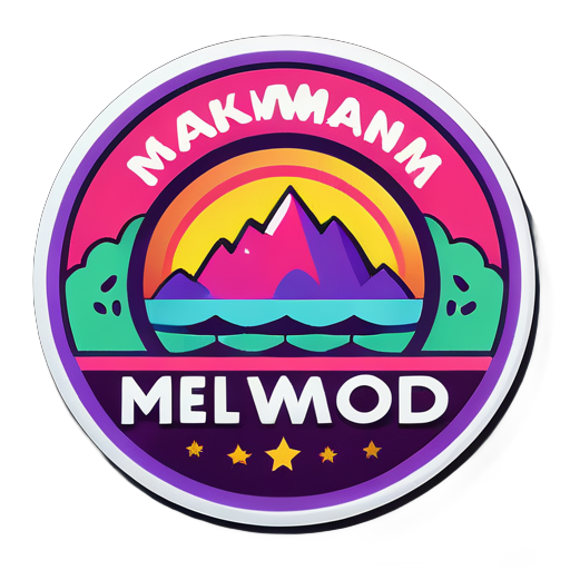 criar um logotipo com MMW sticker