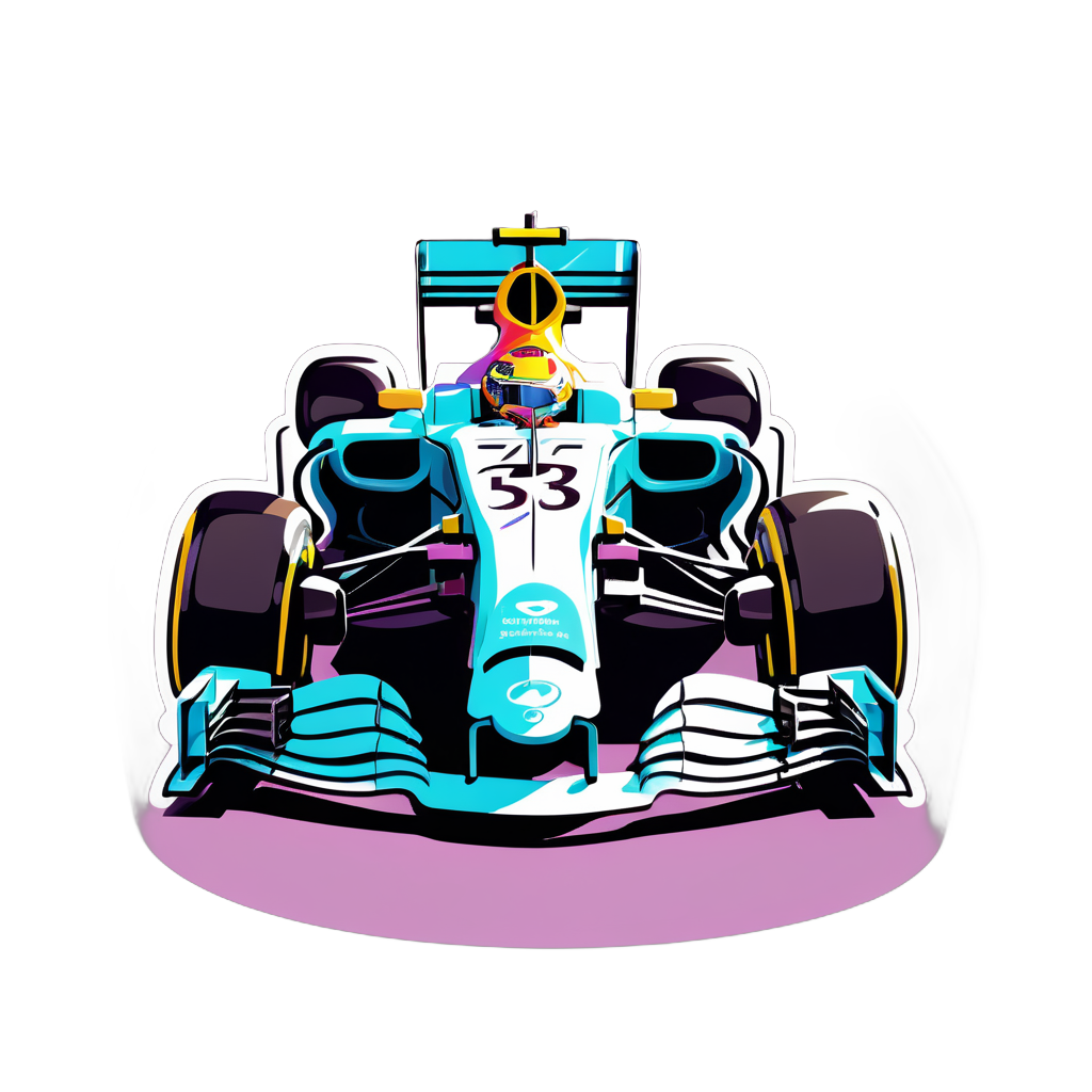 F1 Car sticker