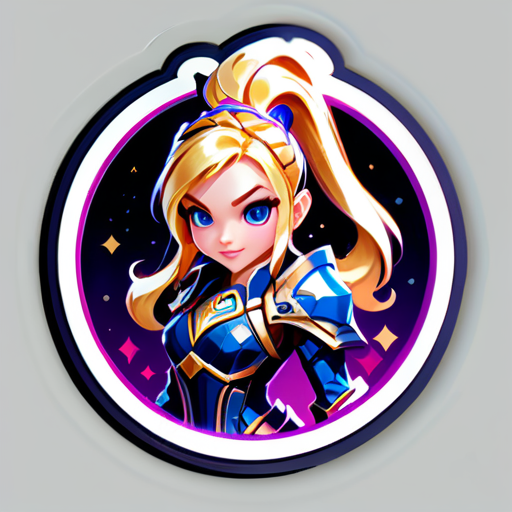 League of Legends Lux sticker