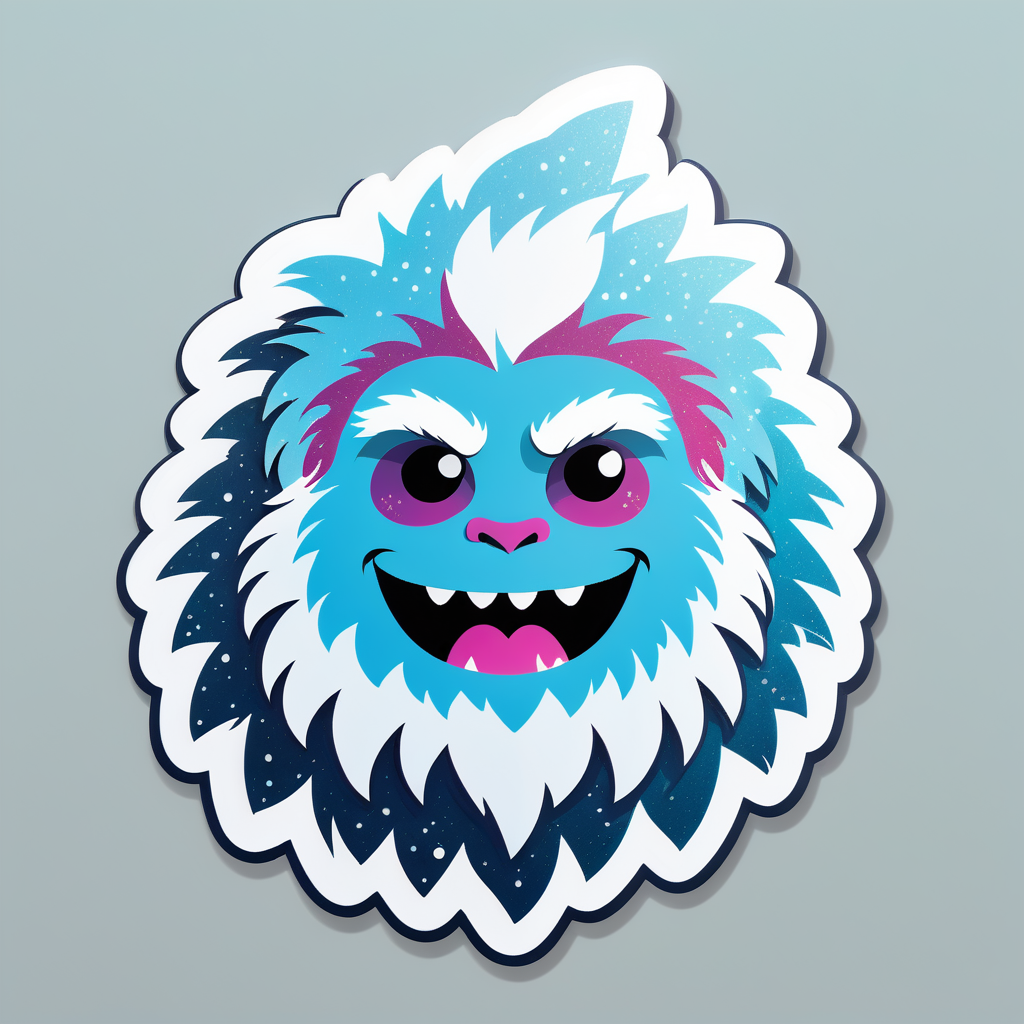 Sparkling Yeti sticker