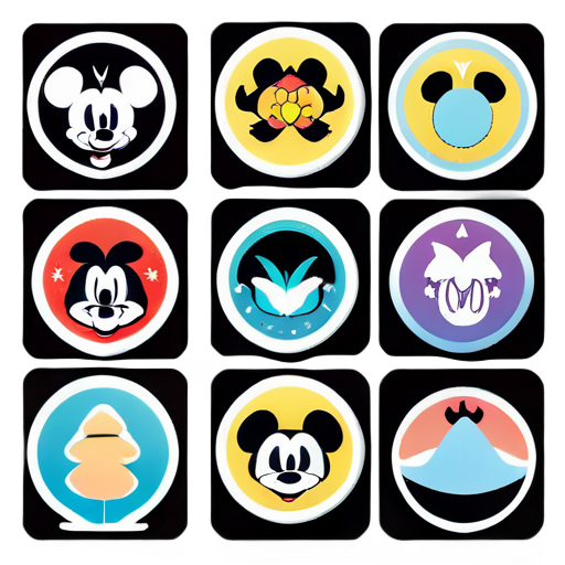 disney sticker sticker