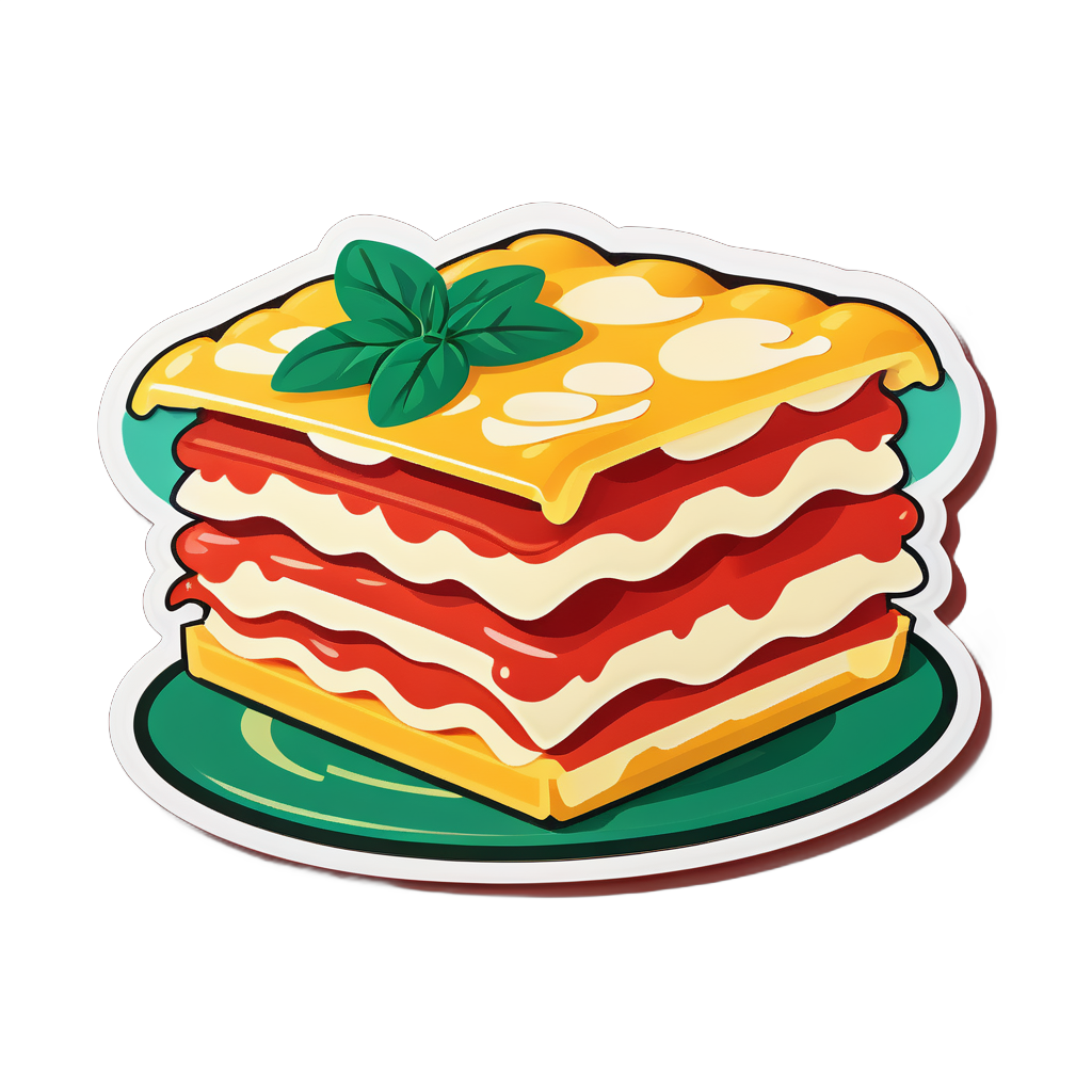 Lasagna Fresca sticker