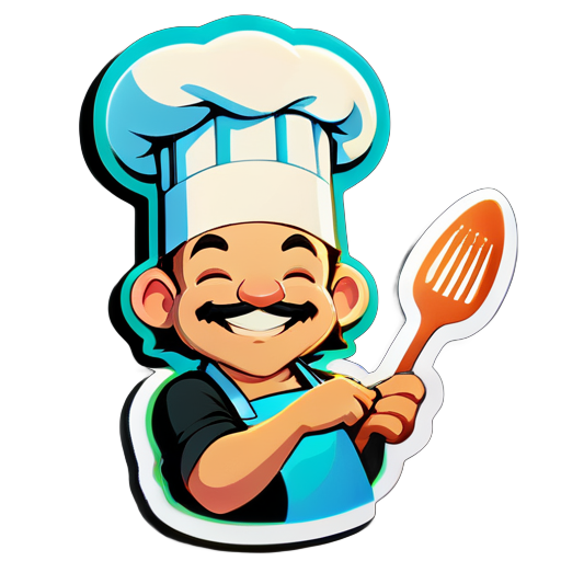 Este dia lo pase genial me sentia todo un chef sticker