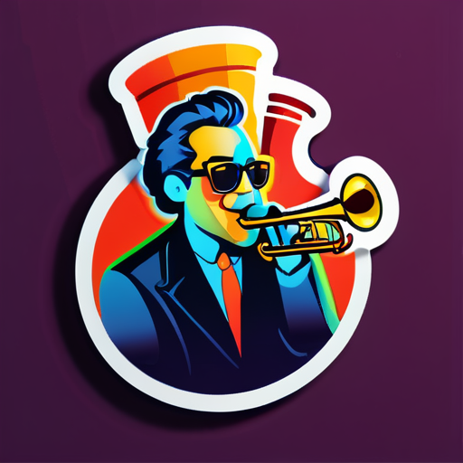 hamse 5 sticker sobre hot jazz
 sticker