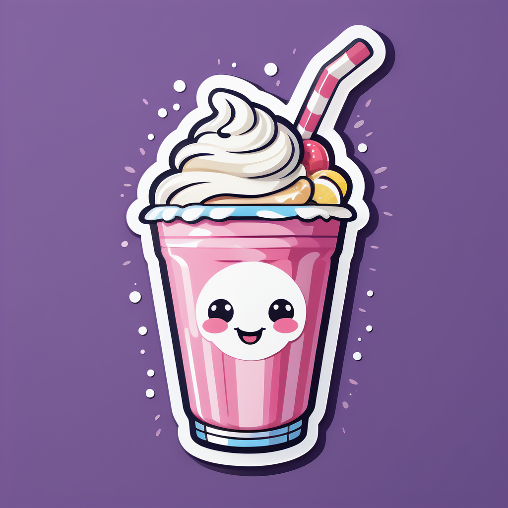 Milkshake frais sticker