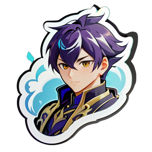 sticker genshin impact male sticker