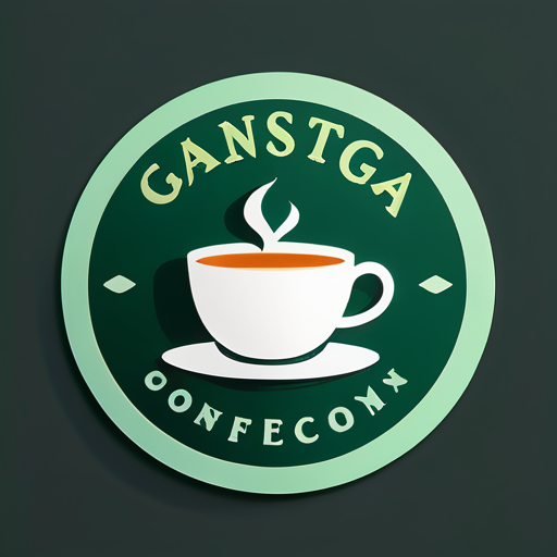 tea company sticker