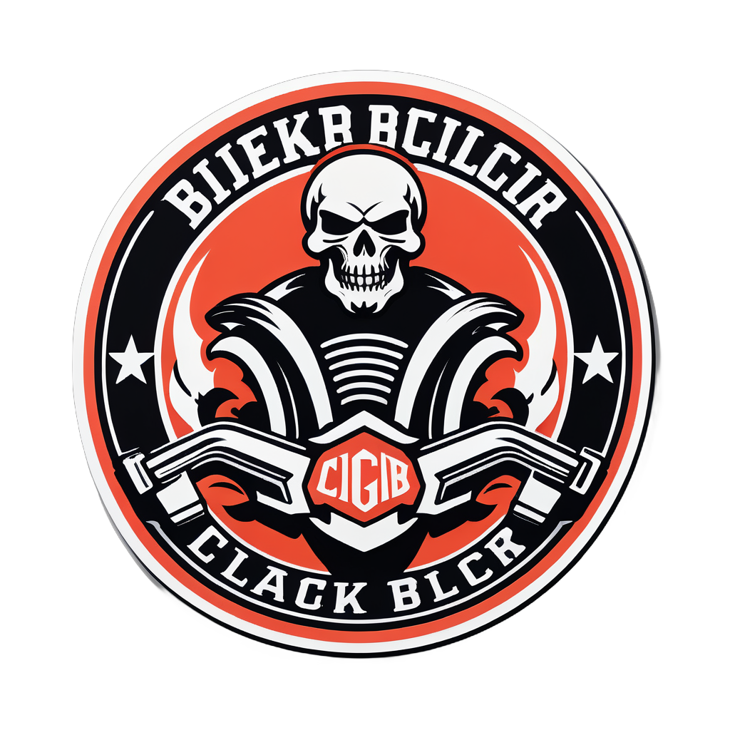 Logo del Club de Motociclistas sticker