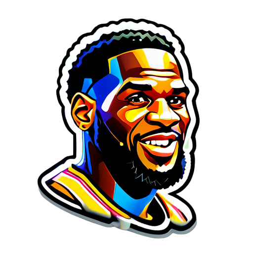 LeBron James sticker