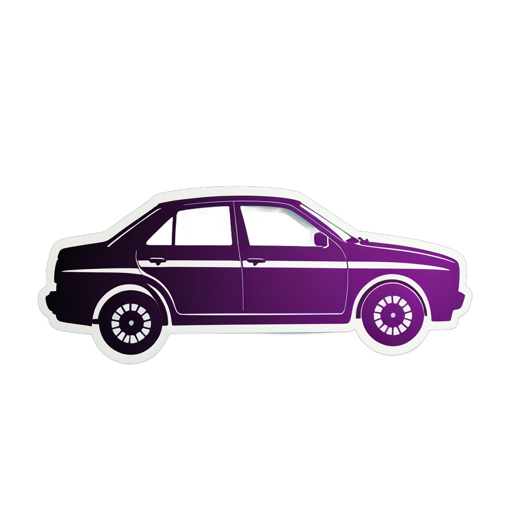 Car Silhouette sticker