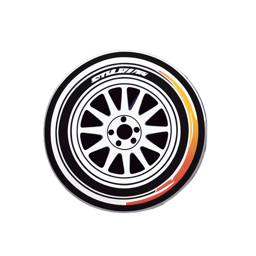 Slick Racing Tire sticker