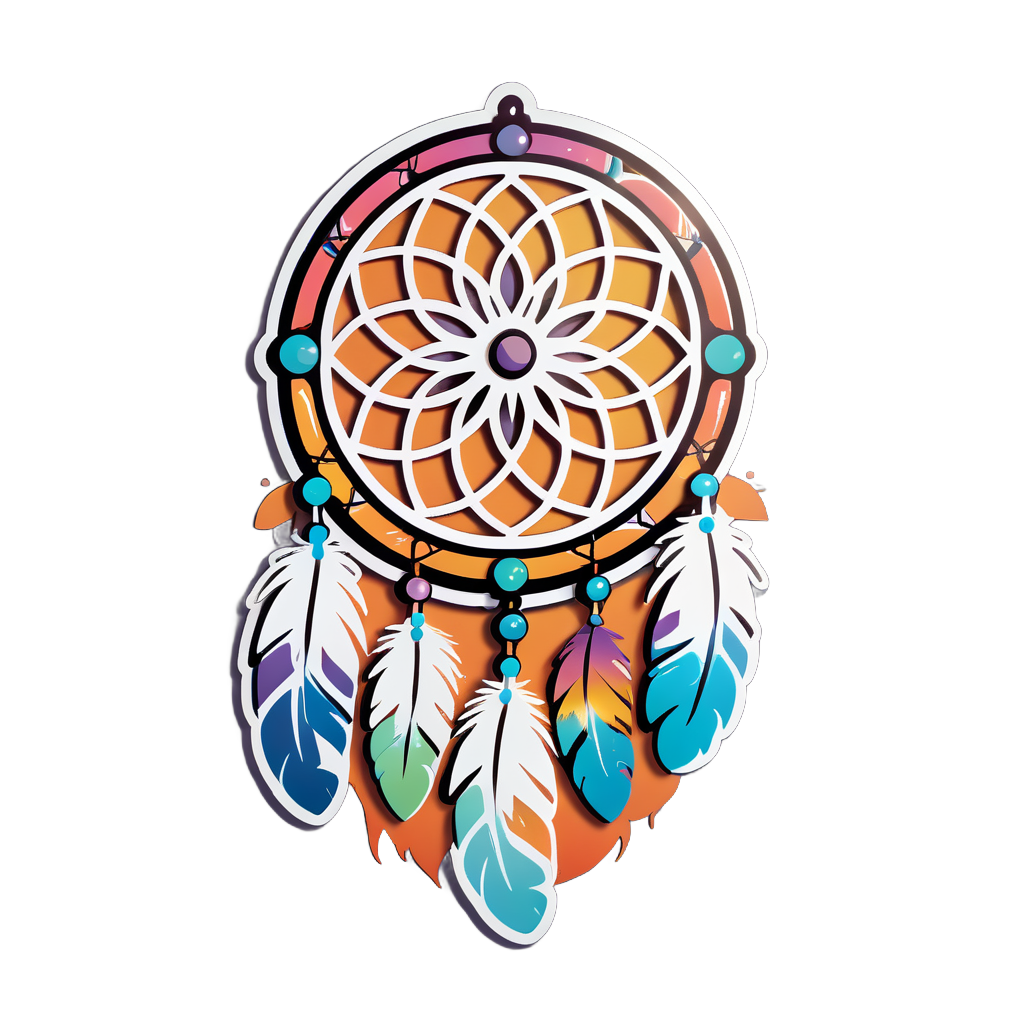 Lông của Dream Catcher sticker