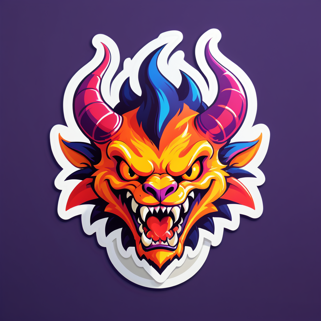 Radiant Jersey Devil sticker