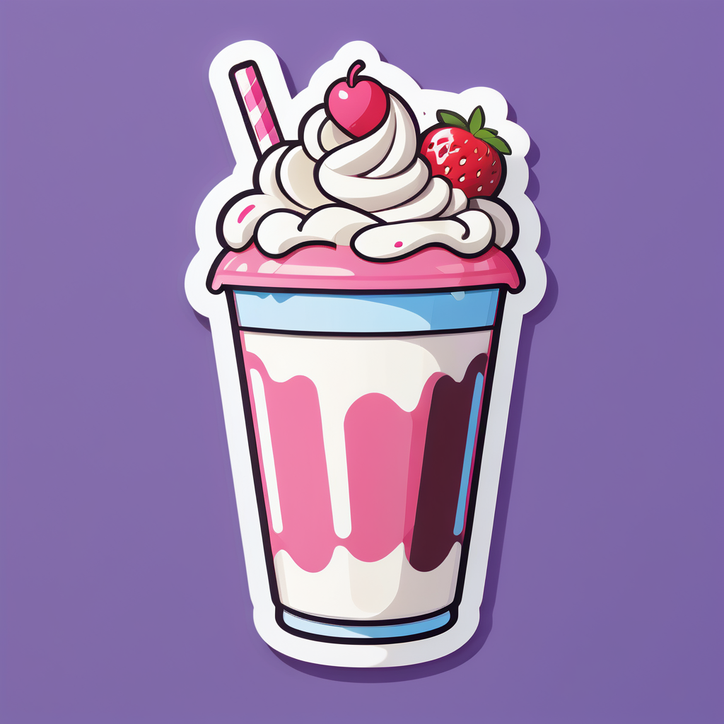 Délicieux Milkshake sticker