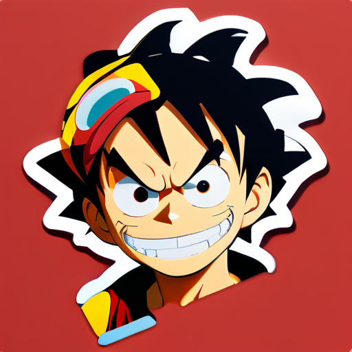 luffy sticker