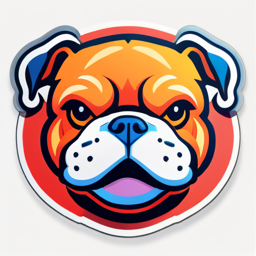 Bull Dog sticker