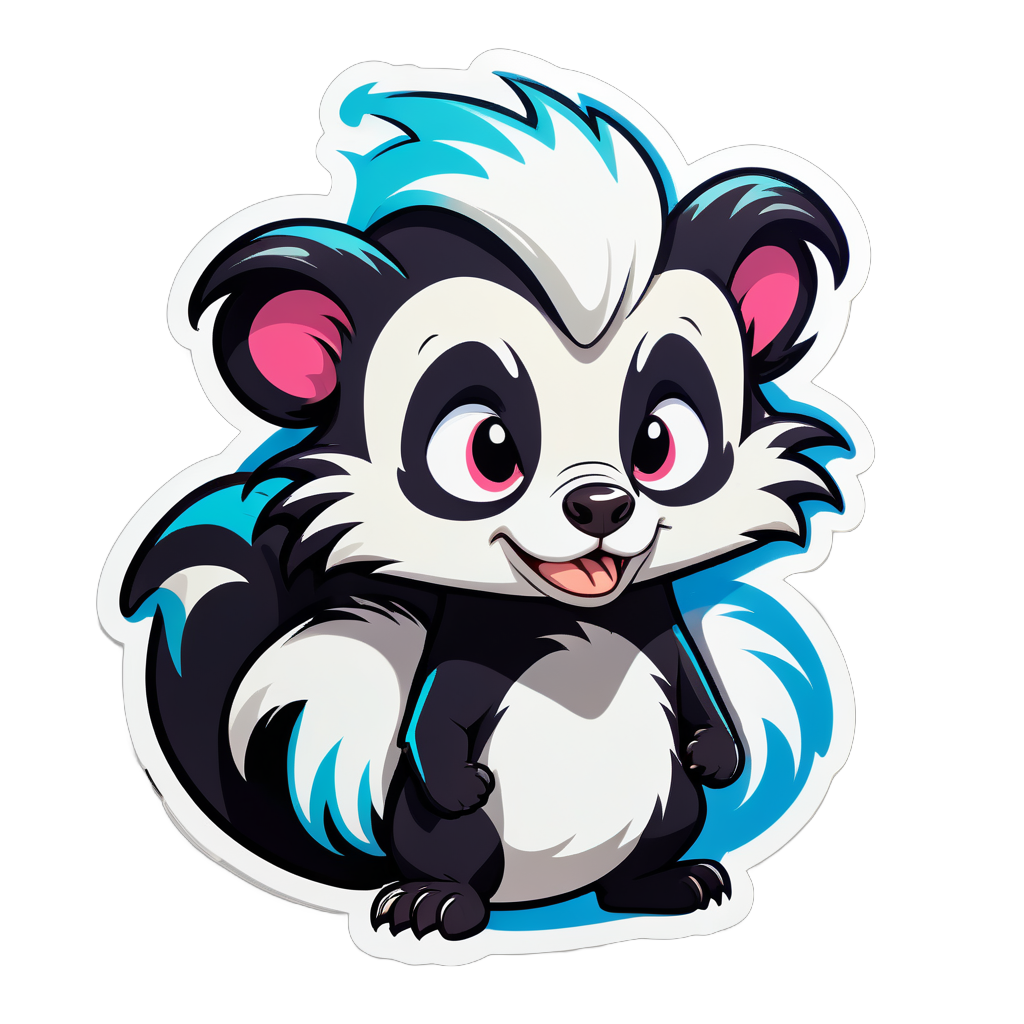 Dismayed Skunk Meme sticker