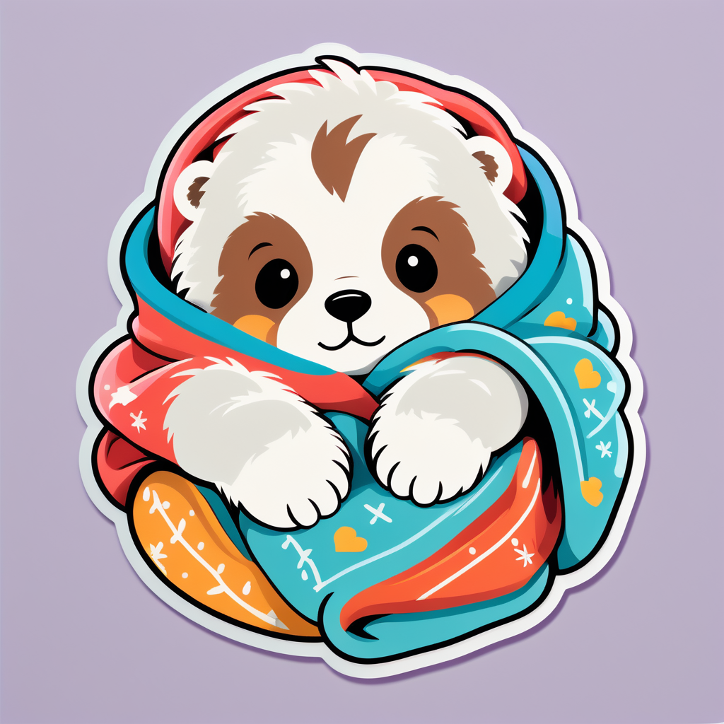 Soft Blanket Snuggles sticker