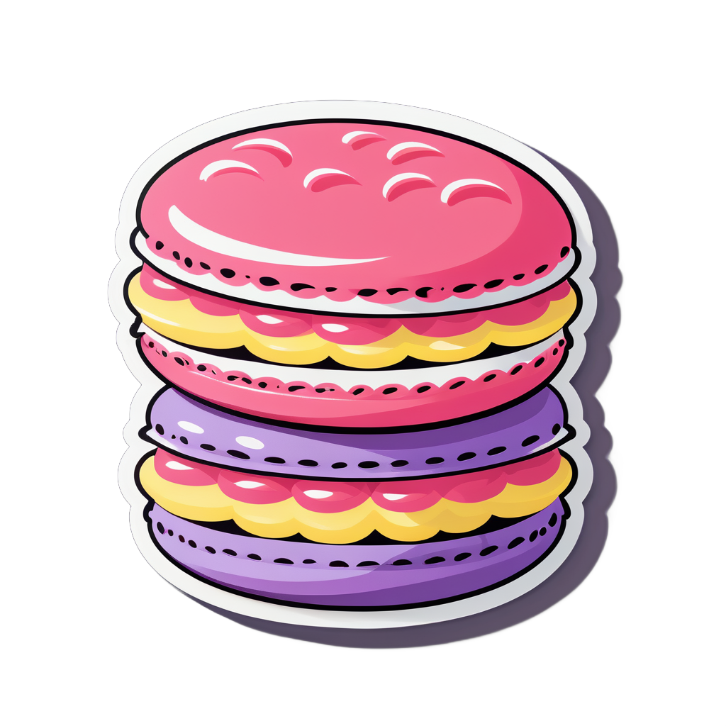 Delicious Macaron sticker