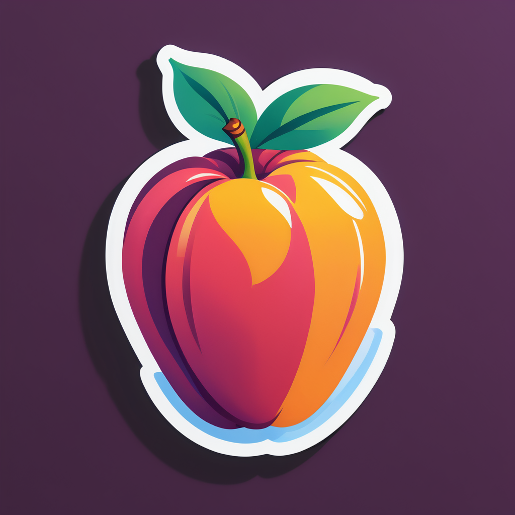 Noble Nectarine sticker