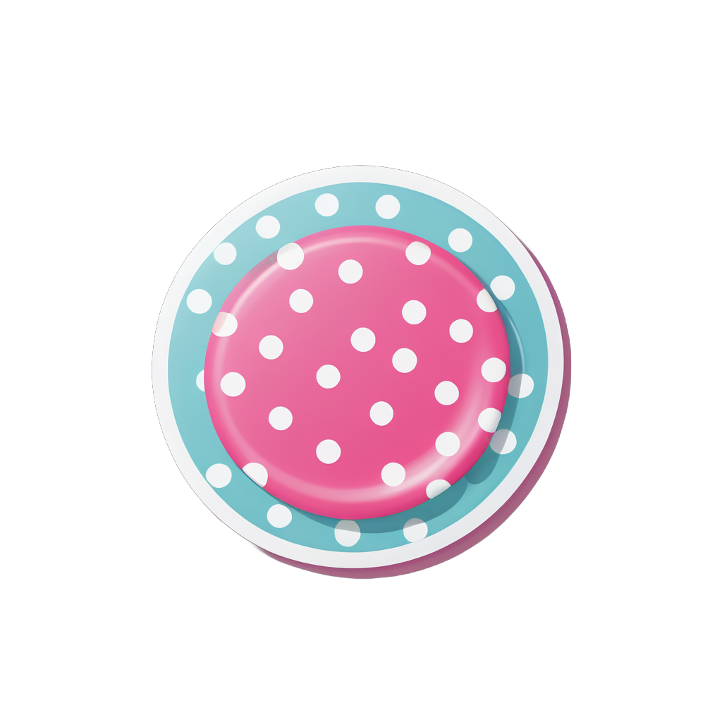 Verspielte Polka Dots sticker